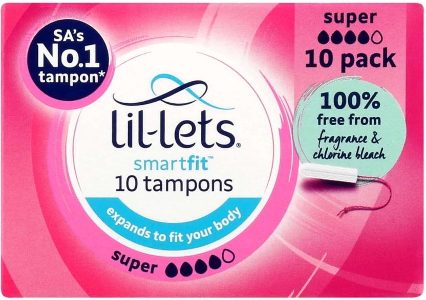 Lil-Lets Smartfit Super Tampons (Pack of 10)