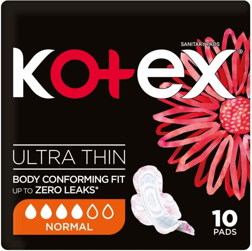 Kotex Desigtner Ultra Thin Pads Sanitary Pad (Pack of 10)