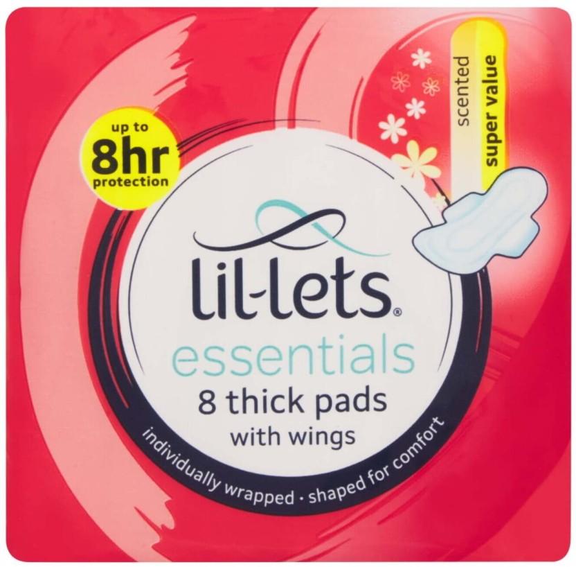Lil-Lets Essentials Pads Scented Sanitary Pad (Pack of 8)