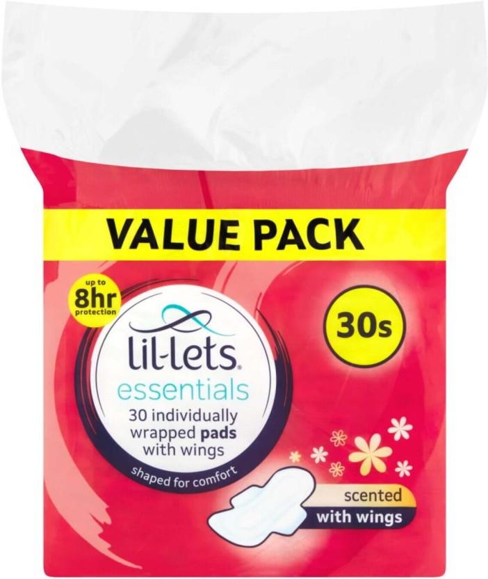 Lil-lets Essential Sanitary Pad (Pack of 30)