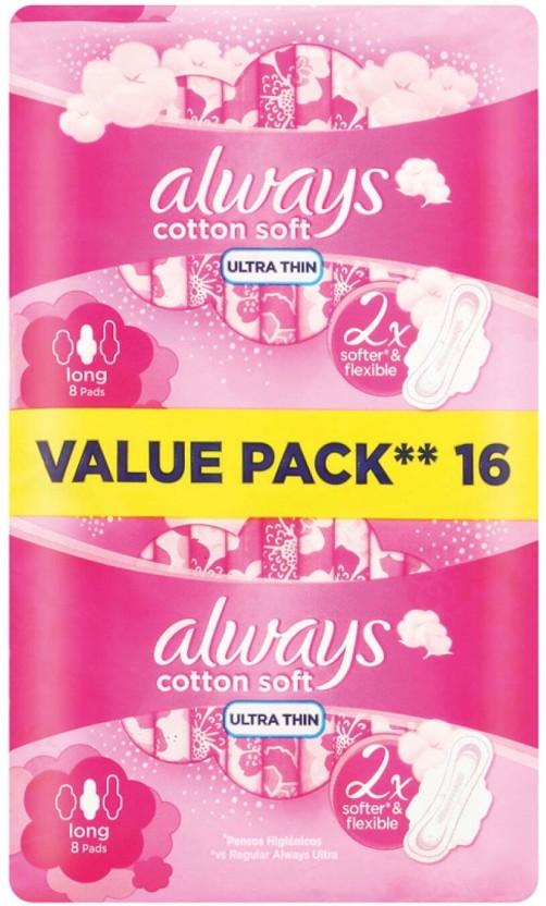 Always Sensitive Sanitary Pads Super Sanitary Pad (Pack of 16)