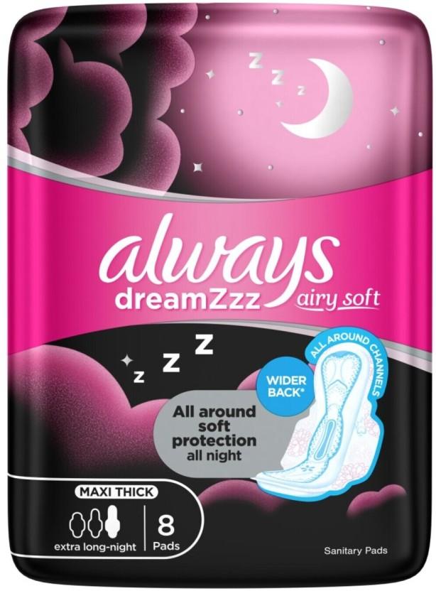 Always Airy Soft Maxi Thick Sanitary Pad (Pack of 8)