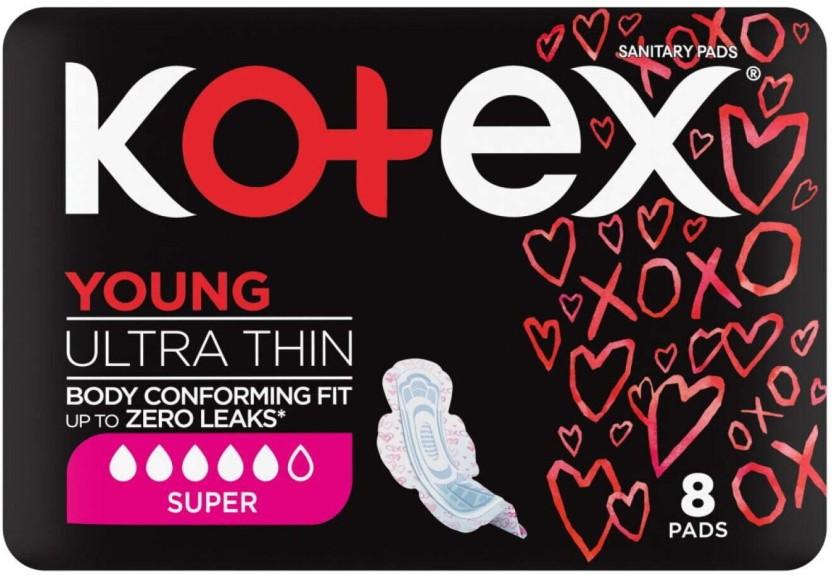 Kotex Young Ultra Thin Sanitary Pad (Pack of 10)