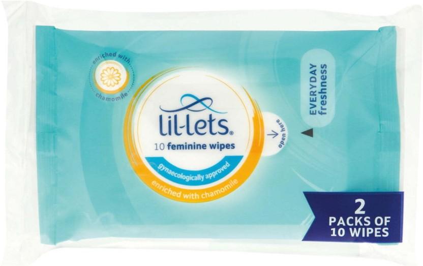 Lil-Lets Intimate Wipes (200 Sheet, Pack of 10)
