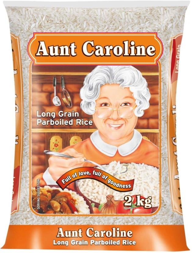 Aunt Caroline Boiled Rice (Long Grain, Parboiled) (2 kg)