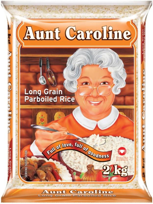 Aunt Caroline Boiled Rice (Long Grain, Parboiled) (2 kg)