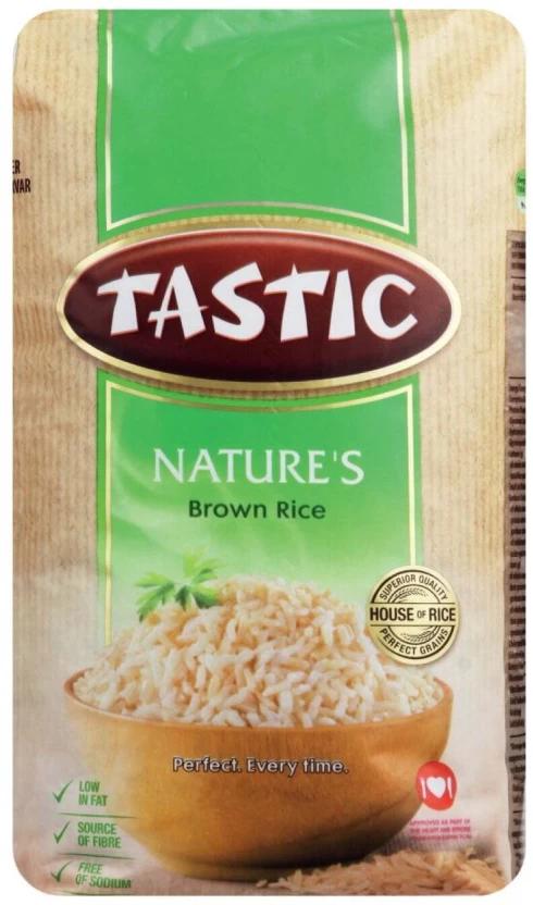 Tastic Natures Brown Long Grain Rice (Long Grain, Raw) (1 kg)