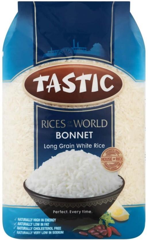 Tastic Bonnet Long Grain Rice (Long Grain, Raw) (2 kg)
