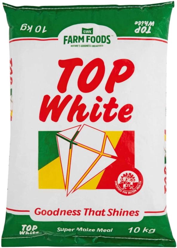 Top White Super Maize Meal Maize/Corn (10 kg)