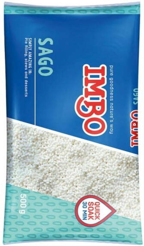 Imbo Pure Goodness Nature's Way Sago (500 g, Pack of 10)