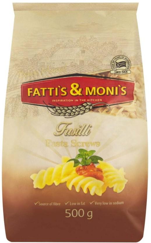 Fatti'S & Moni'S Fusilli Pasta Regular Pasta (500 g)