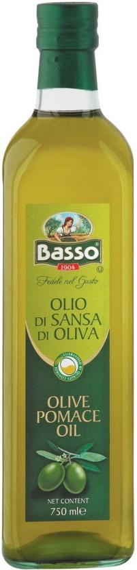 Basso Pomace Olive Oil Glass Bottle (750 ml)