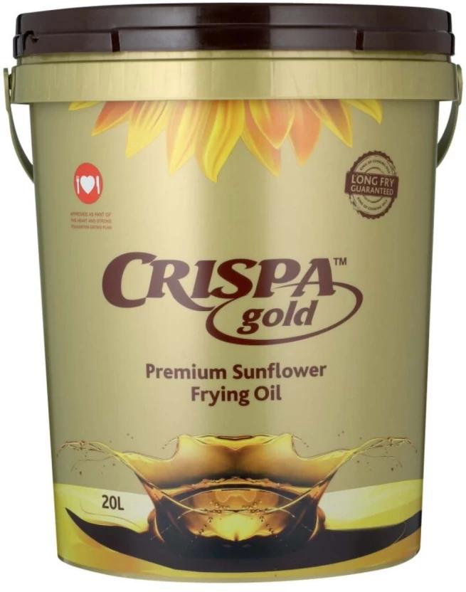 Crispa Gold Premium Sunflower Oil Plastic Bucket (20 L)