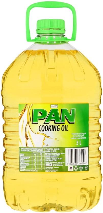 Pan Versatile Cooking Oil Plastic Bottle (4 x 5 L)