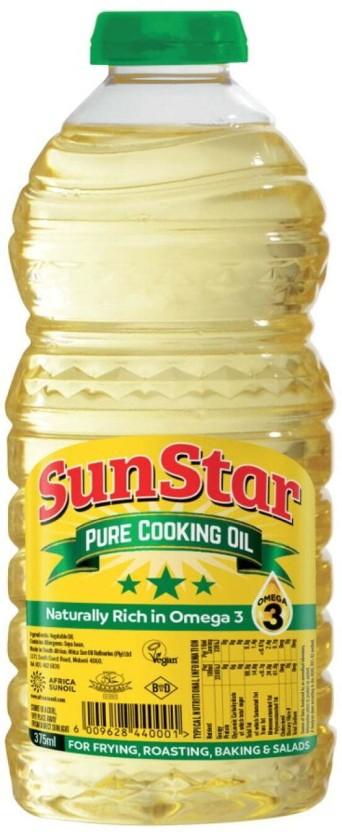 SunStar Pure Cooking Oil Plastic Bottle (375 ml)