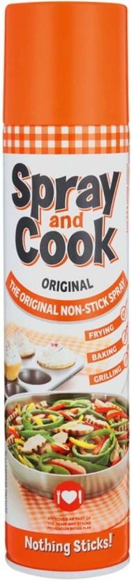 Spray & Cook The Original Non-Stick Spray Vegetable Oil Tin (300 ml)