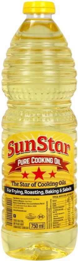 SunStar Pure Cooking Oil Plastic Bottle (12 x 750 ml)