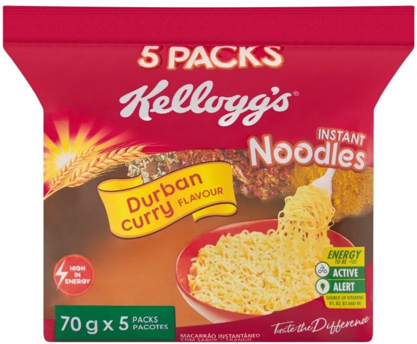 Kellogg's Durban Curry Flavour Instant Noodles Vegetarian (70 g)