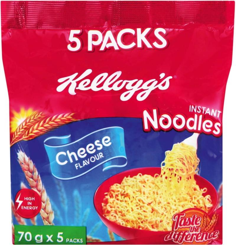Kellogg's Cheese Flavoured Instant Noodles Vegetarian (8 x 70 g)
