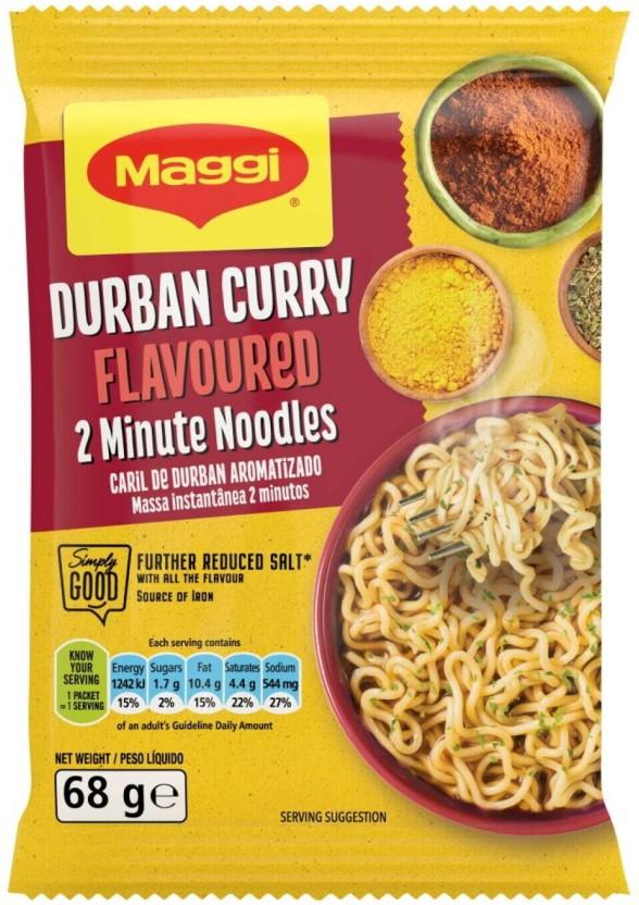 Maggi Durban Curry Flavoured Instant Noodles Non-vegetarian (60 x 68 g)