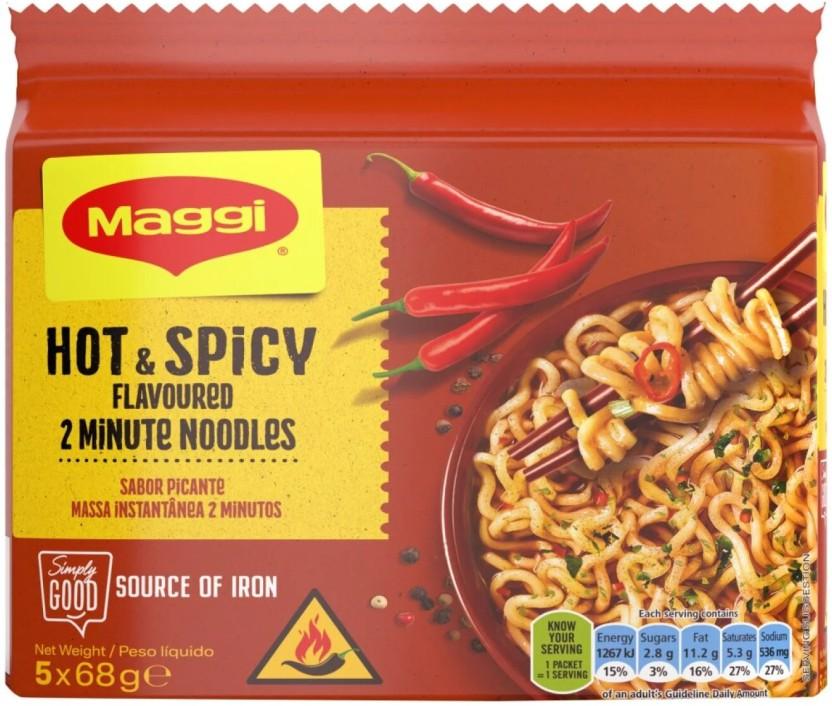 Maggi Hot & Spicy Instant Noodles Non-vegetarian (340 g)
