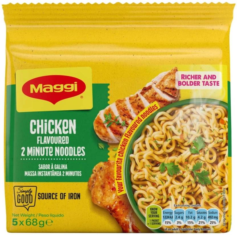 Maggi Chicken Flavoured Noodle Instant Noodles Non-vegetarian (68 g)