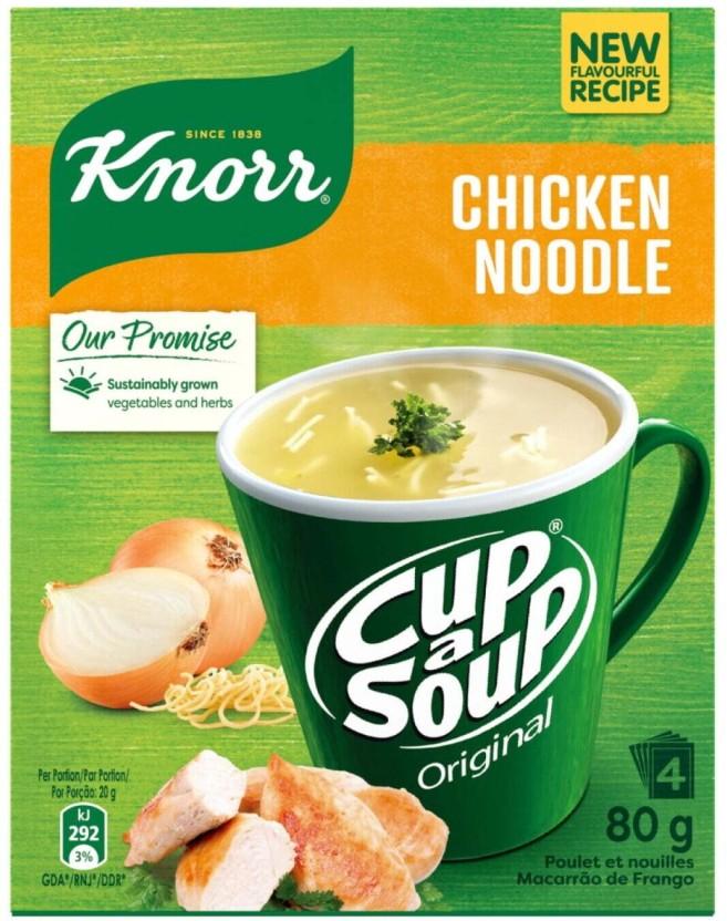 Knorr Chicken Noodle Cup A Soup (Pack of 10, 80 g)