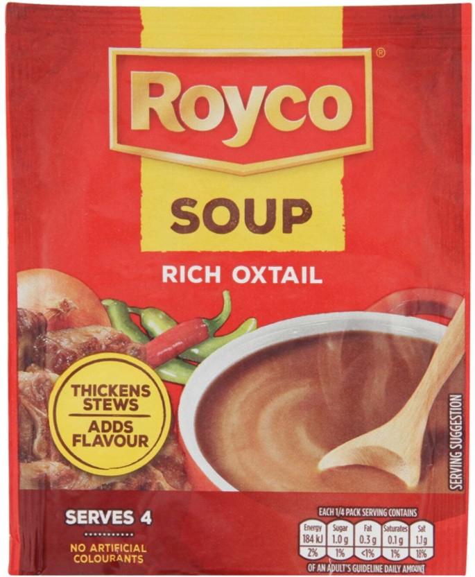 Royco Rich Oxtail Soup (Pack of 10, 50 g)