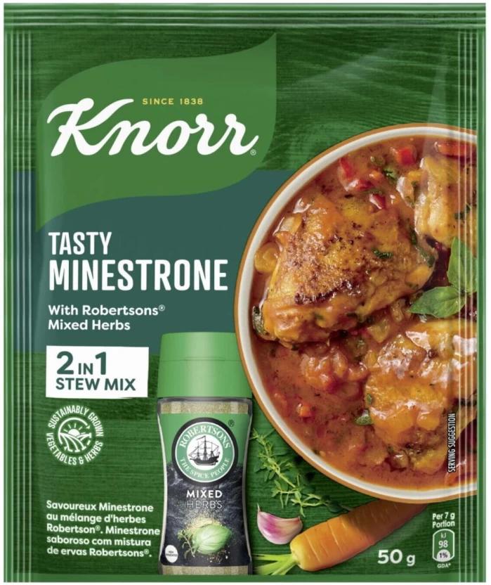 Knorr Tasty Minestrone (Pack of 6, 50 g)