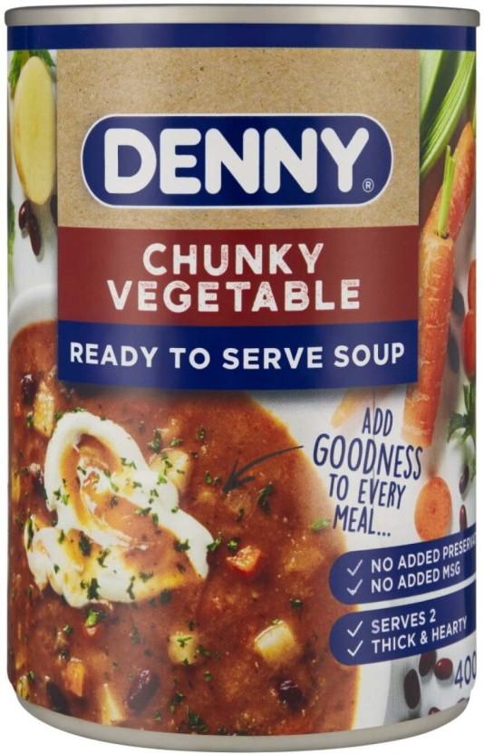 Denny Heat & Serve Soups, Chunky Vegetable (400 g)