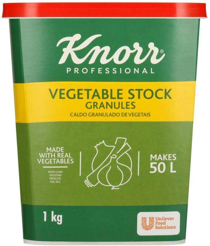 Knorr Vegetable Stock Granules (Pack of 6, 1 kg)