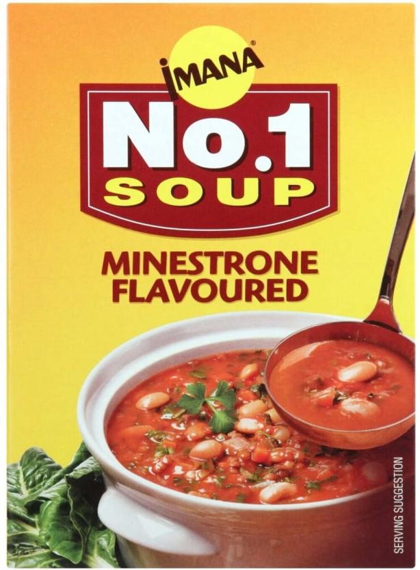 Imana Minestrone Flavoured Soup (Pack of 5, 400 g)