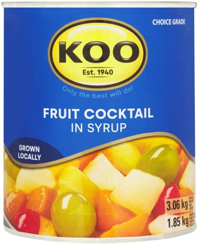 Koo Fruit Cocktail in Syrup Fruits (36 kg)