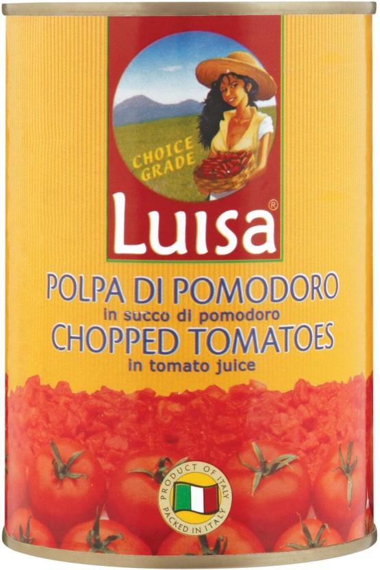 Luisa Chopped Tomatoes Vegetables (400 g, Pack of 12)