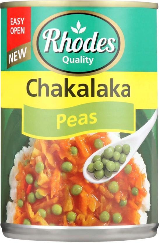 Rhodes Chakalaka Peas Vegetables (400 g, Pack of 12)