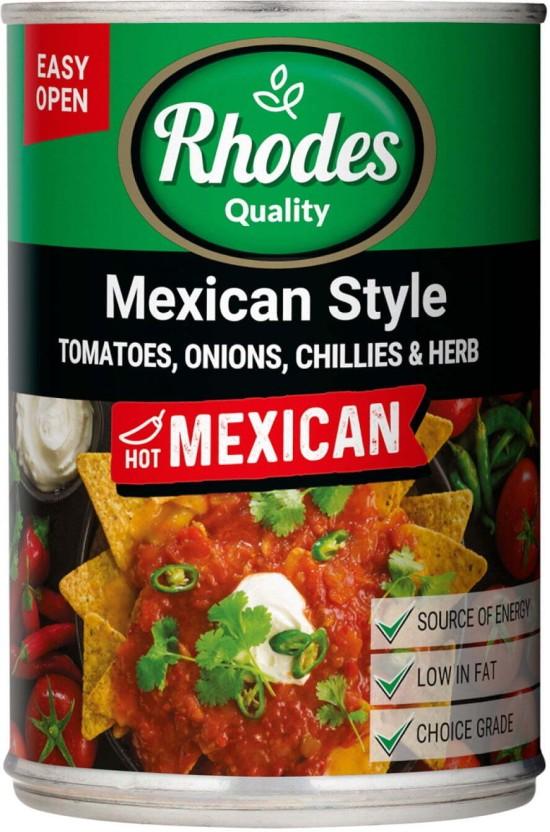 Rhodes Hot Mexican Style Vegetables (410 g, Pack of 12)
