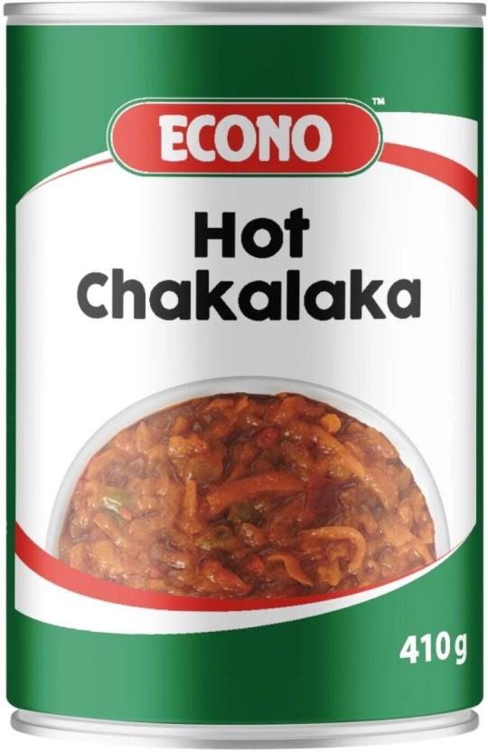 Econo Hot Chakalaka Vegetables (410 g, Pack of 12)