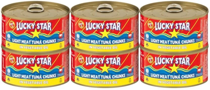Lucky Star Light Meat Shredded Tuna Sea Foods (170 g, Pack of 6)