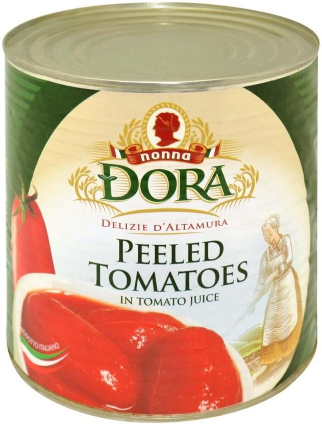 Nonna Dora Whole Peeled Tomatoes Vegetables (255 kg, Pack of 6)