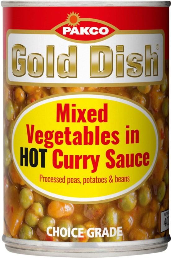 Gold Dish Mixed Vegetables in Hot Curry Sauce Vegetables (415 g)