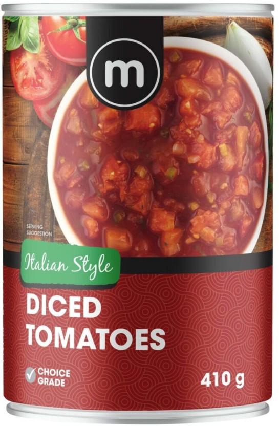 M Italian Style Diced Tomatoes Vegetables (410 g)