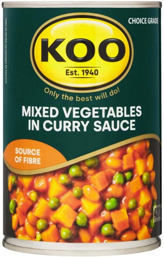 Koo Mixed Vegetable in Curry Sauce Vegetables (420 g)