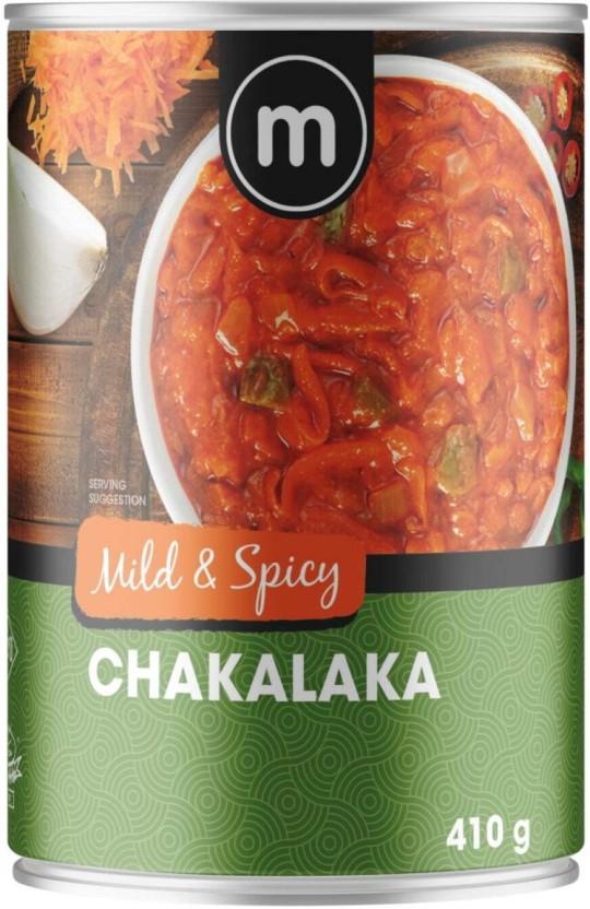 M Mild and Spicy Chakalaka Vegetables (410 g, Pack of 6)
