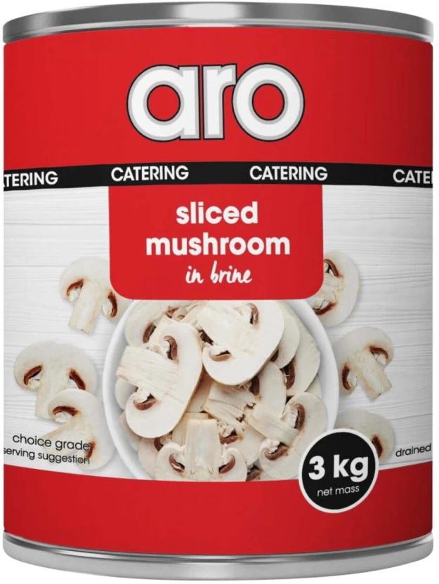 Aro Sliced Mushrooms Mushroom (3 kg)