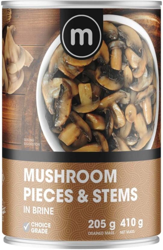 M Mushroom Pieces & Stems Vegetables (410 g, Pack of 6)