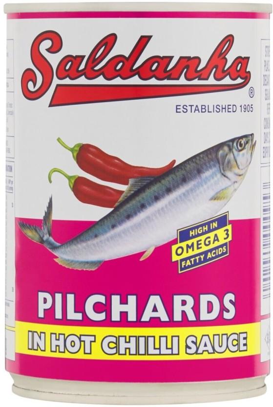Saldanha Pilchards in Hot Chilli Sauce Sea Foods (400 g)