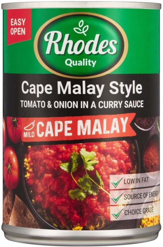 Rhodes Cape Malay Style Tomato & Onion in a Curry Sauce Vegetables (410 g)