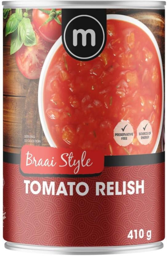 M Braai Tomato Relish Vegetables (410 g, Pack of 6)
