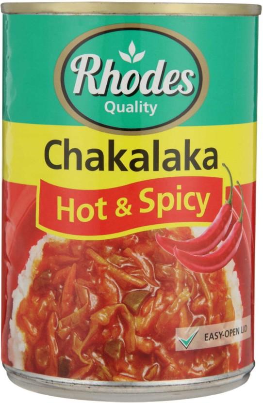 Rhodes Chakalaka Hot and Spicy Vegetables (400 g, Pack of 12)