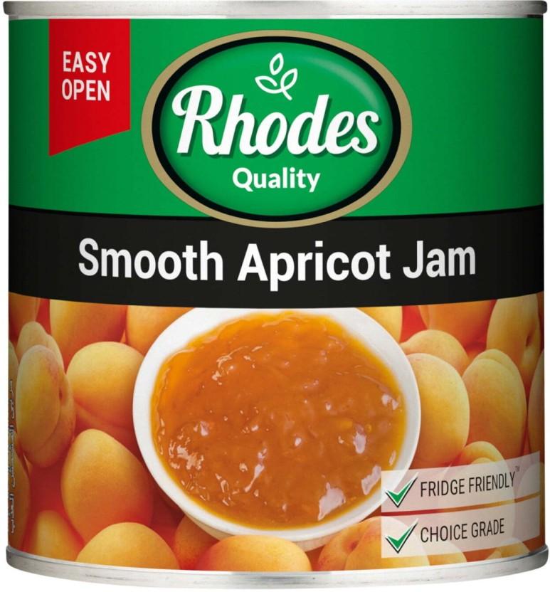 Rhodes Smooth Apricot Jam 900 g (Pack of 6)